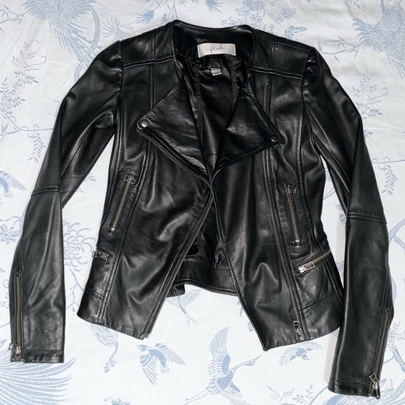Blink | 100% Genuine Lamb Leather Moto Jacket - Picture 2 of 8
